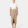 Forcast Abby Asymmetric Tailored Skirt* Midi & Maxi Skirts|Work Skirts