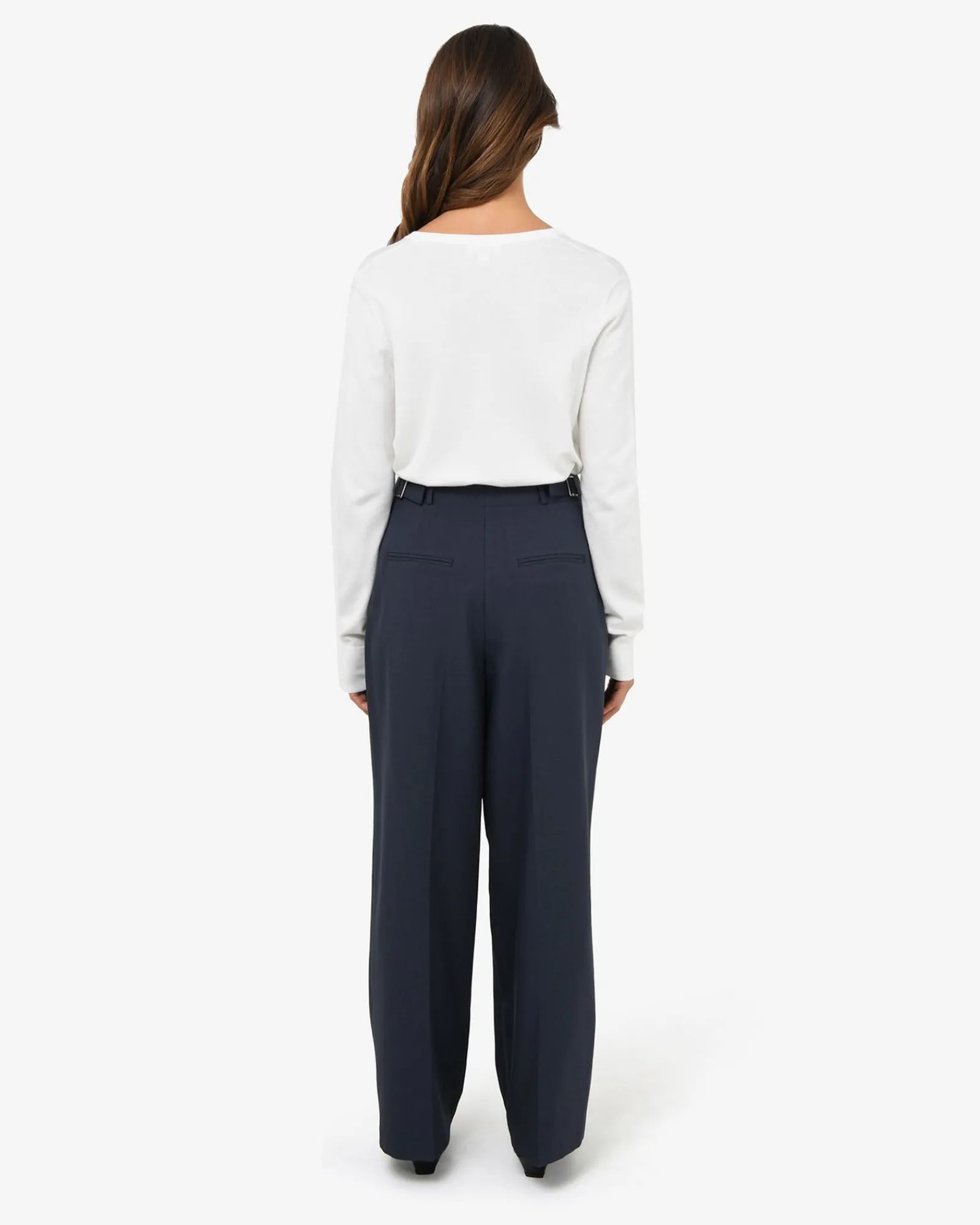 Forcast Abel Adjustable Waist Pants* High-Waisted Pants|Straight Leg Pants