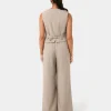 Forcast Abel Elastic Waist Relax Pants* High-Waisted Pants|Straight Leg Pants