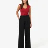 Forcast Abel Straight Leg Pants* High-Waisted Pants|Straight Leg Pants