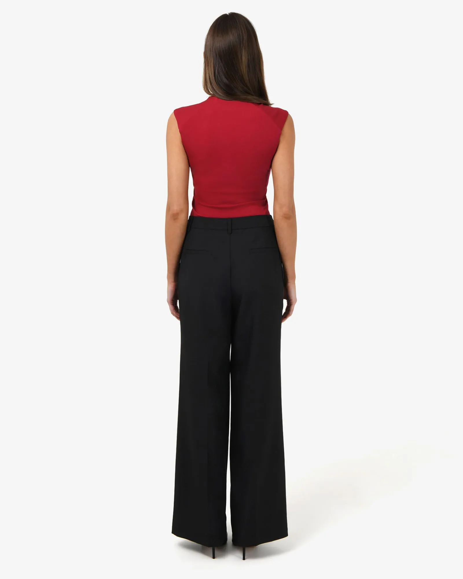 Forcast Abel Straight Leg Pants* High-Waisted Pants|Straight Leg Pants