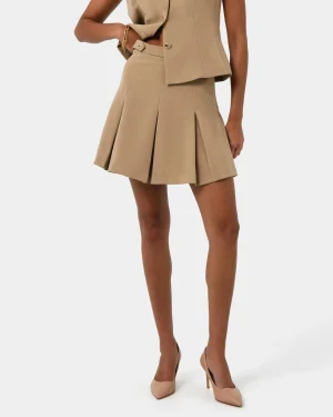 Forcast Ace Pleated Skirt* Mini Skirts|Work Skirts