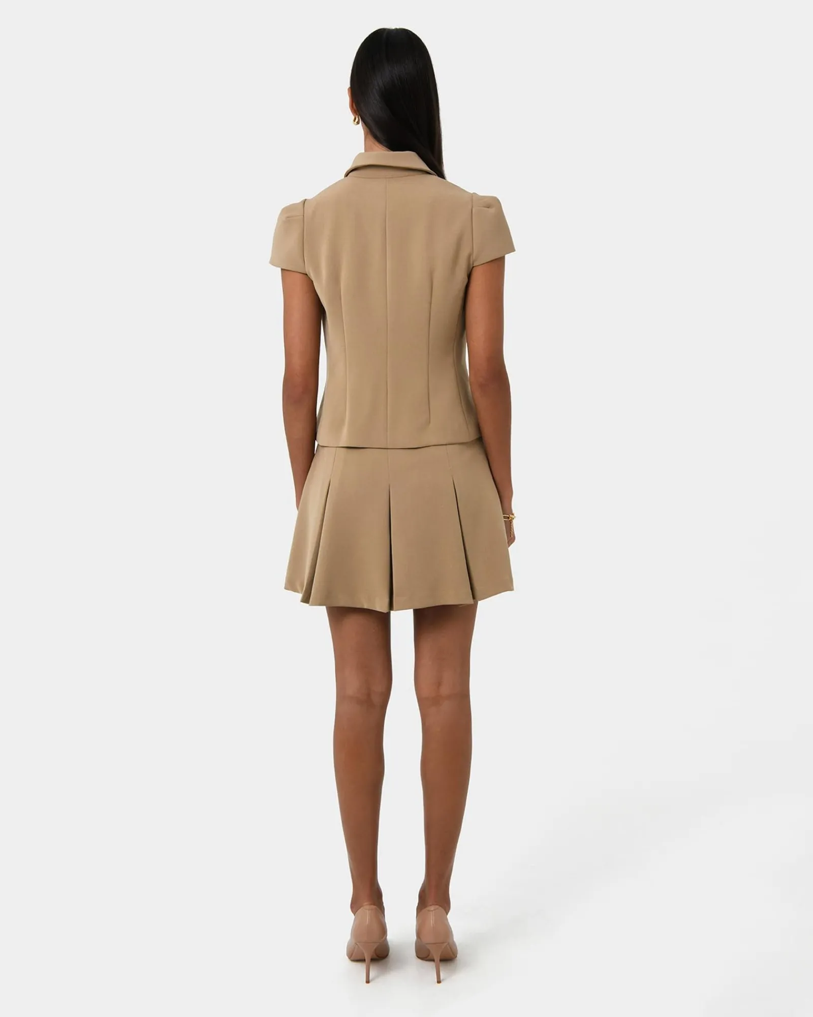 Forcast Ace Pleated Skirt* Mini Skirts|Work Skirts