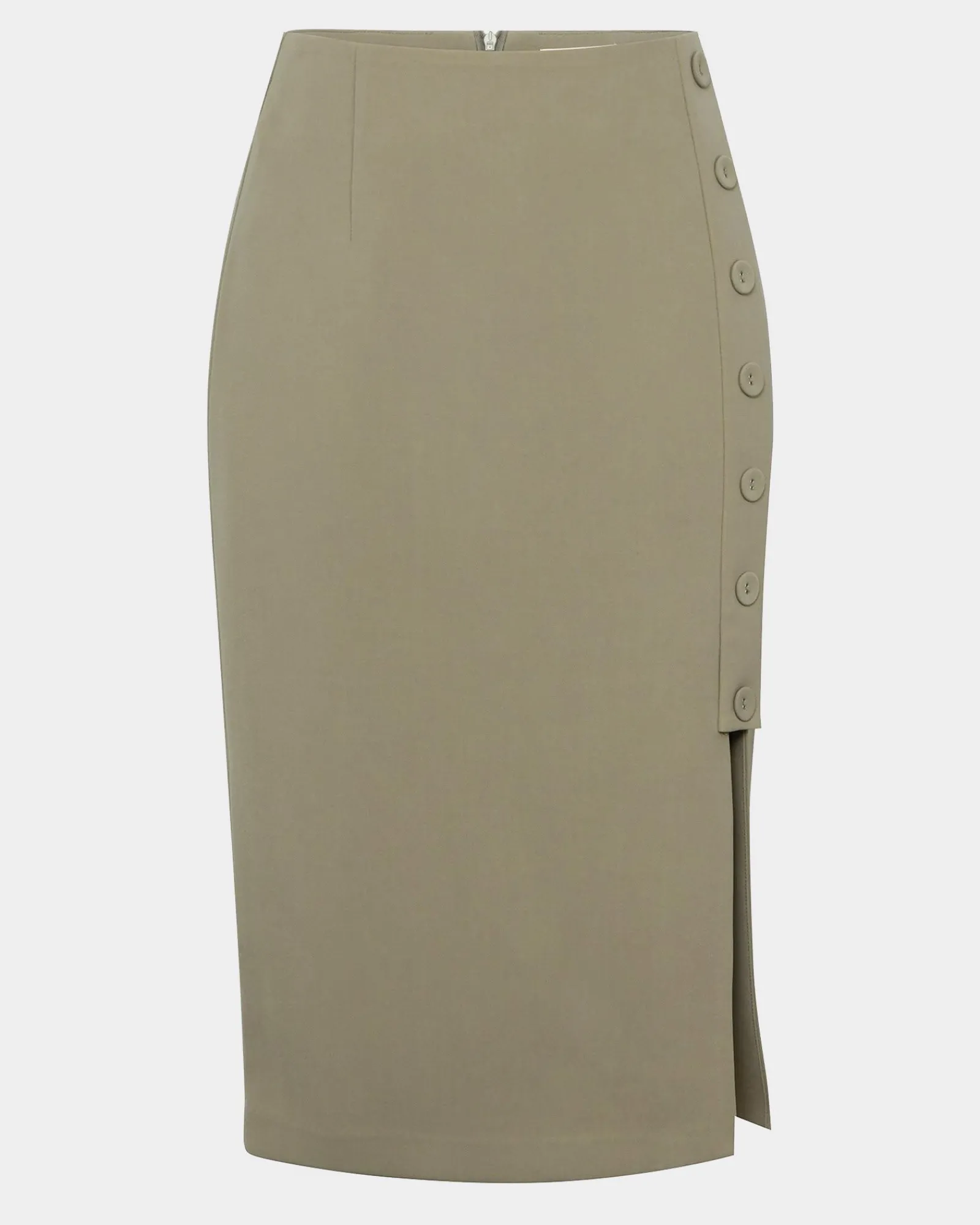 Forcast Ace Side Button Skirt* Midi & Maxi Skirts|Work Skirts