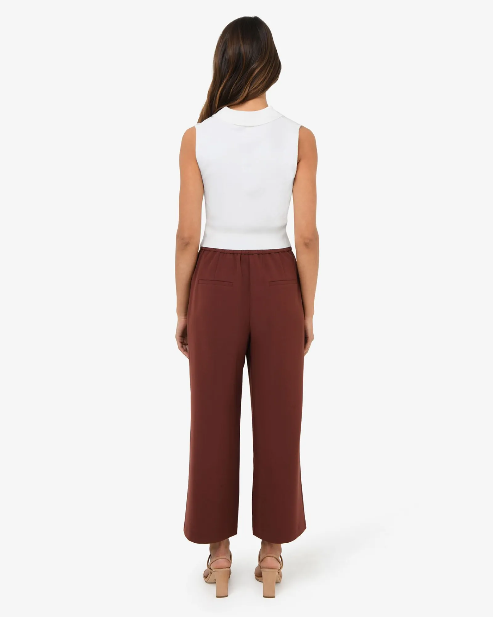 Forcast Ace Wide Leg Culotte* Cropped Pants|High-Waisted Pants