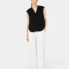 Forcast Adelaide V-neck Cap Sleeve Top* T-Shirts & Tops|Work Tops