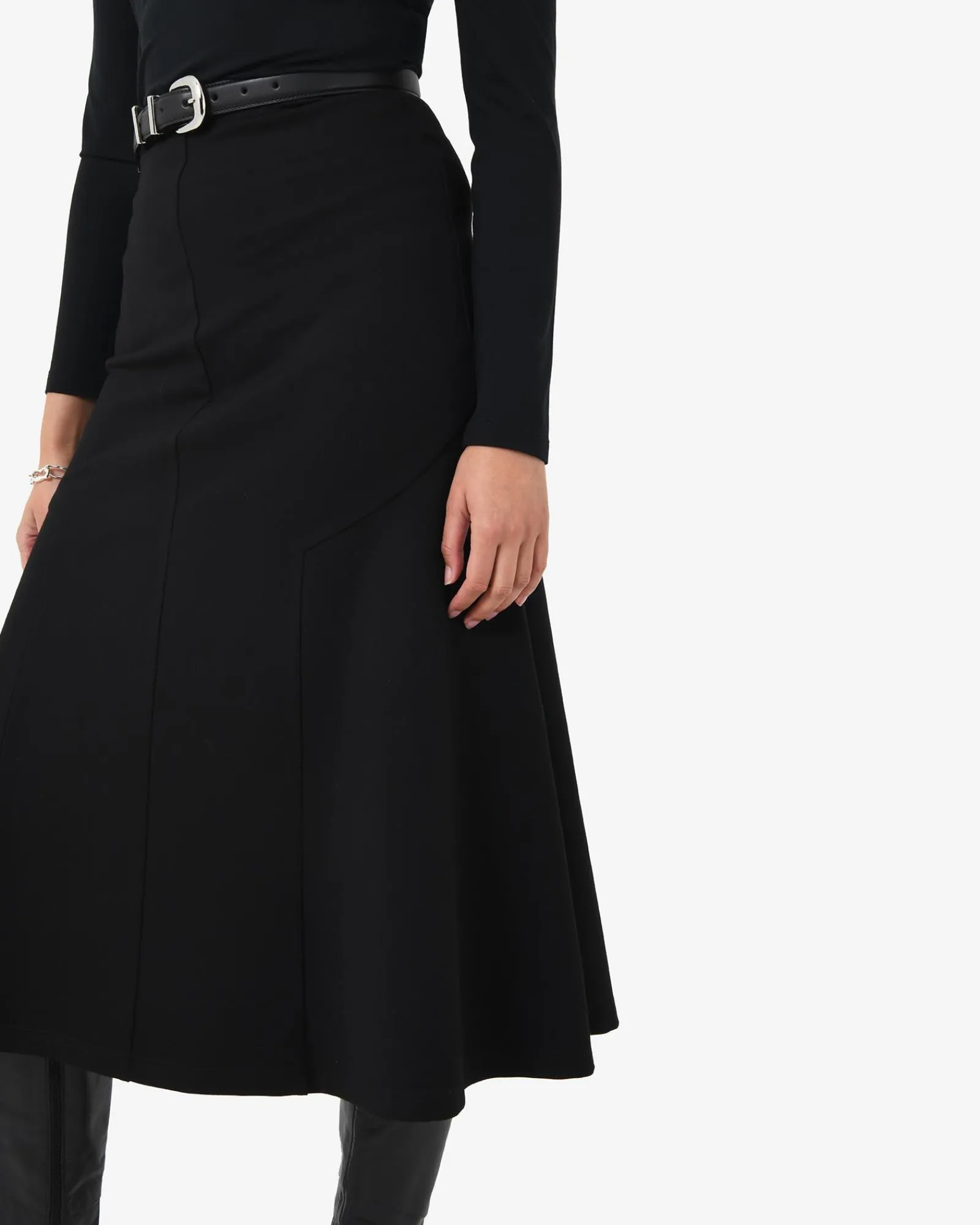 Forcast Adele Side Panel Midi Skirt* Midi & Maxi Skirts|Work Skirts