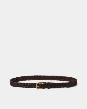 Forcast Alexandra Woven Leather Belt* Belts