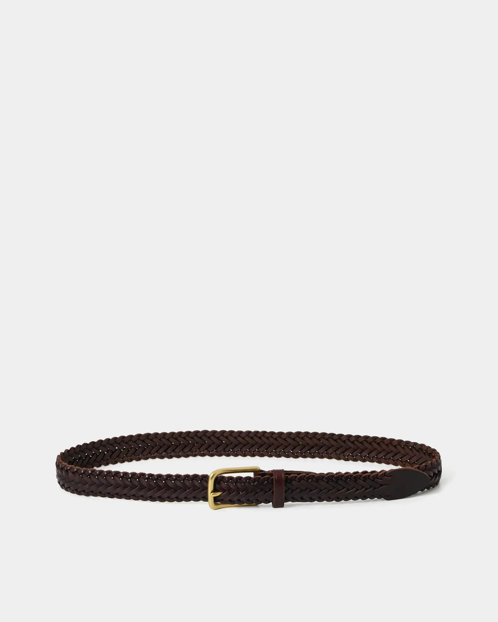 Forcast Alexandra Woven Leather Belt* Belts
