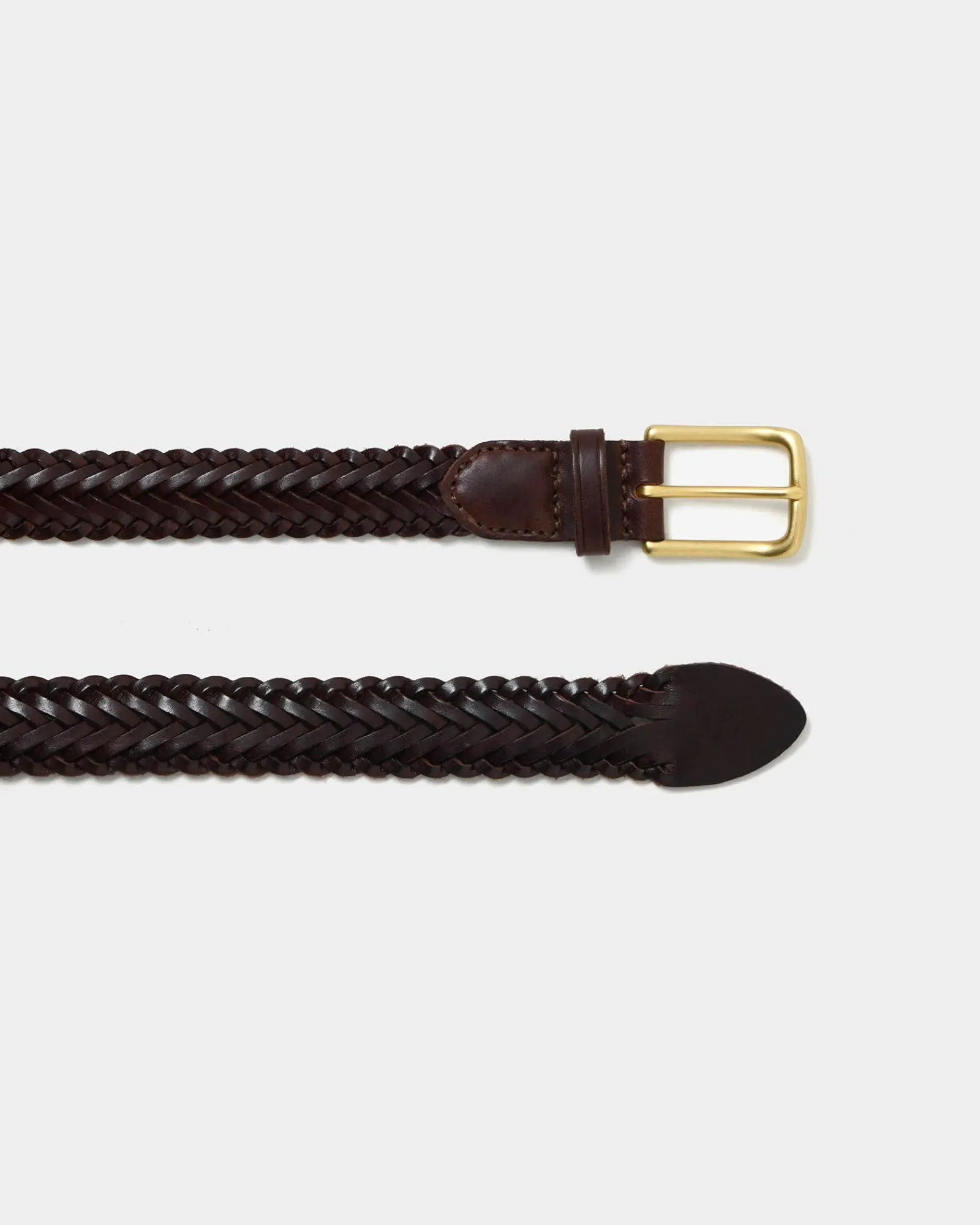Forcast Alexandra Woven Leather Belt* Belts