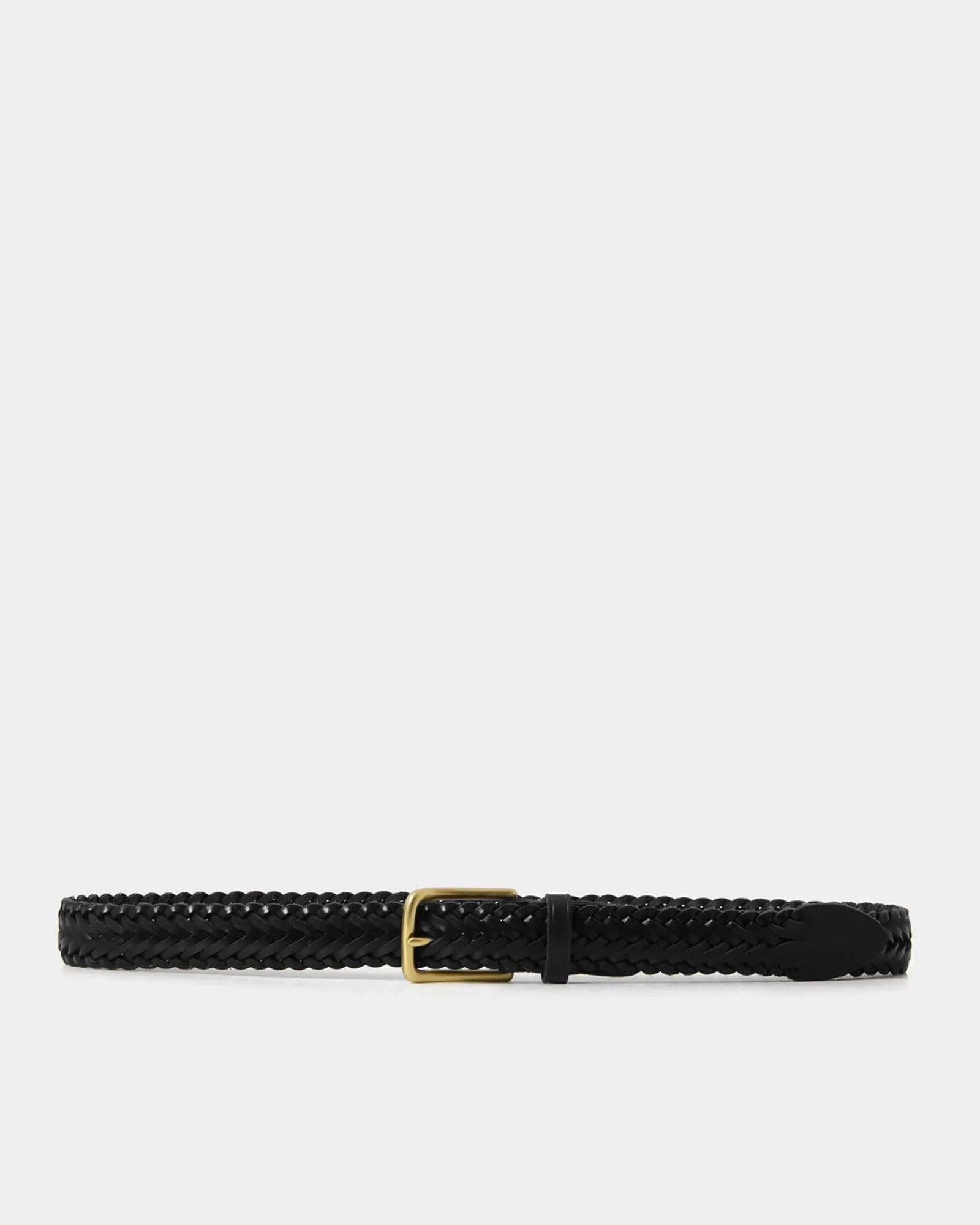 Forcast Alexandra Woven Leather Belt* Belts