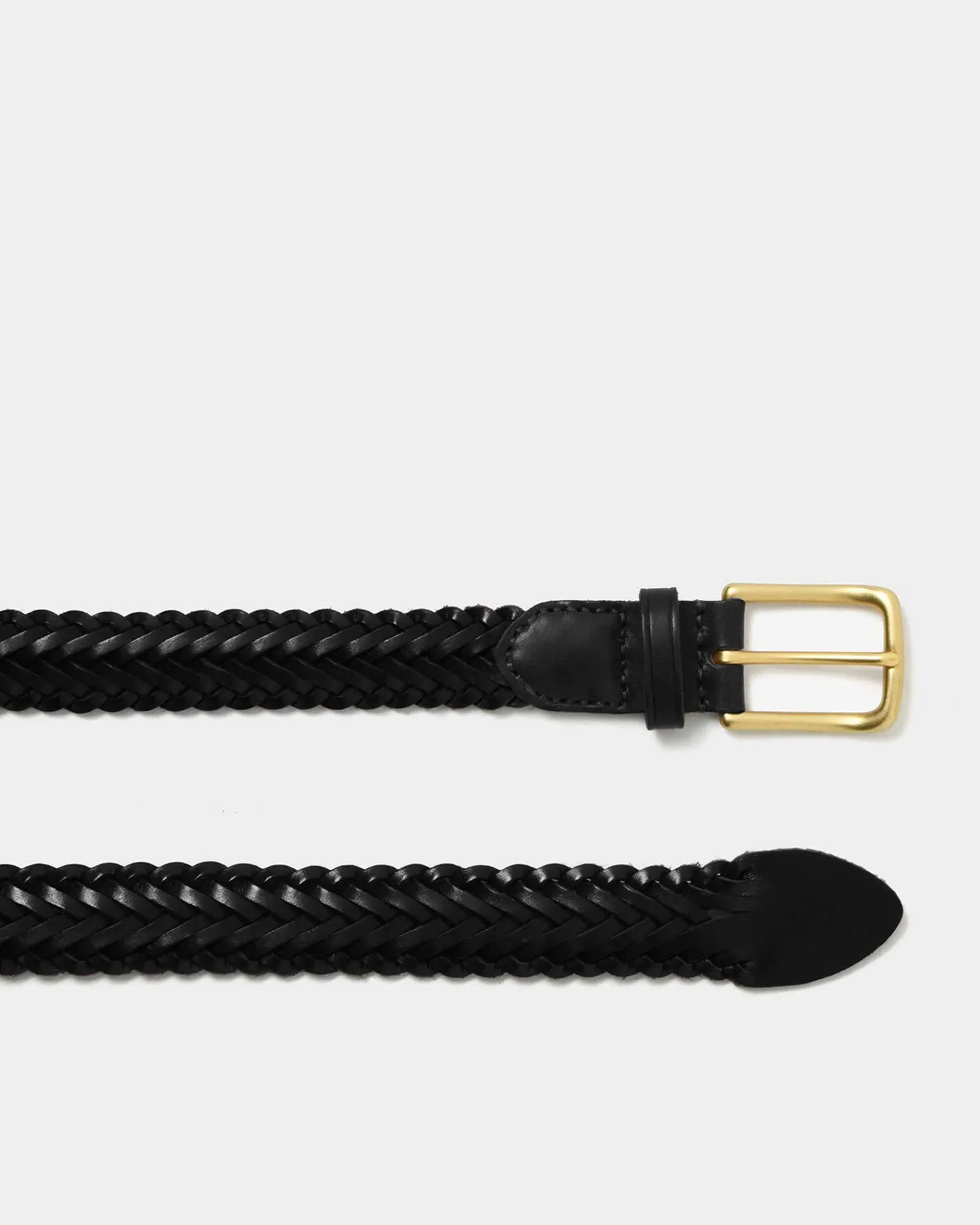 Forcast Alexandra Woven Leather Belt* Belts