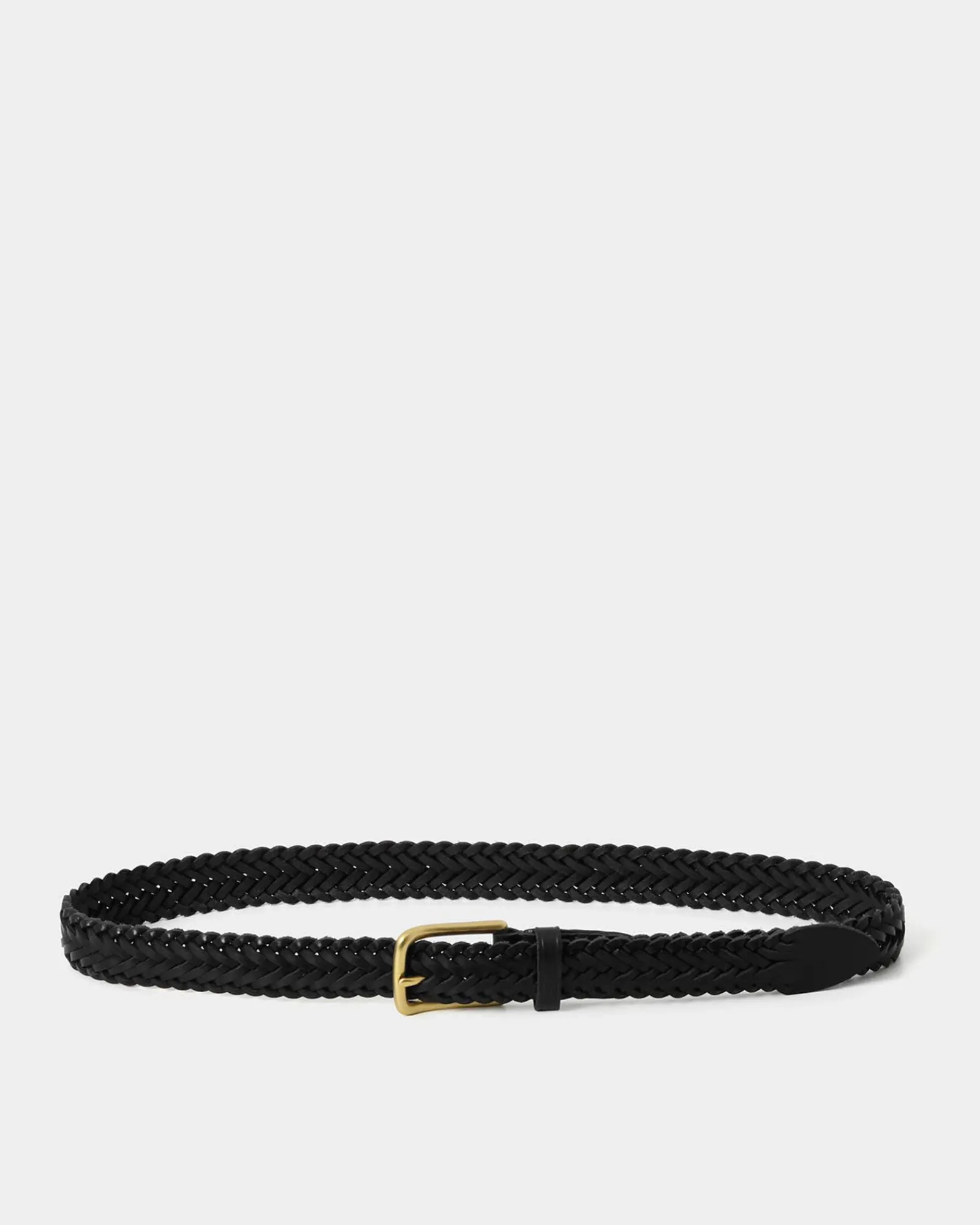 Forcast Alexandra Woven Leather Belt* Belts