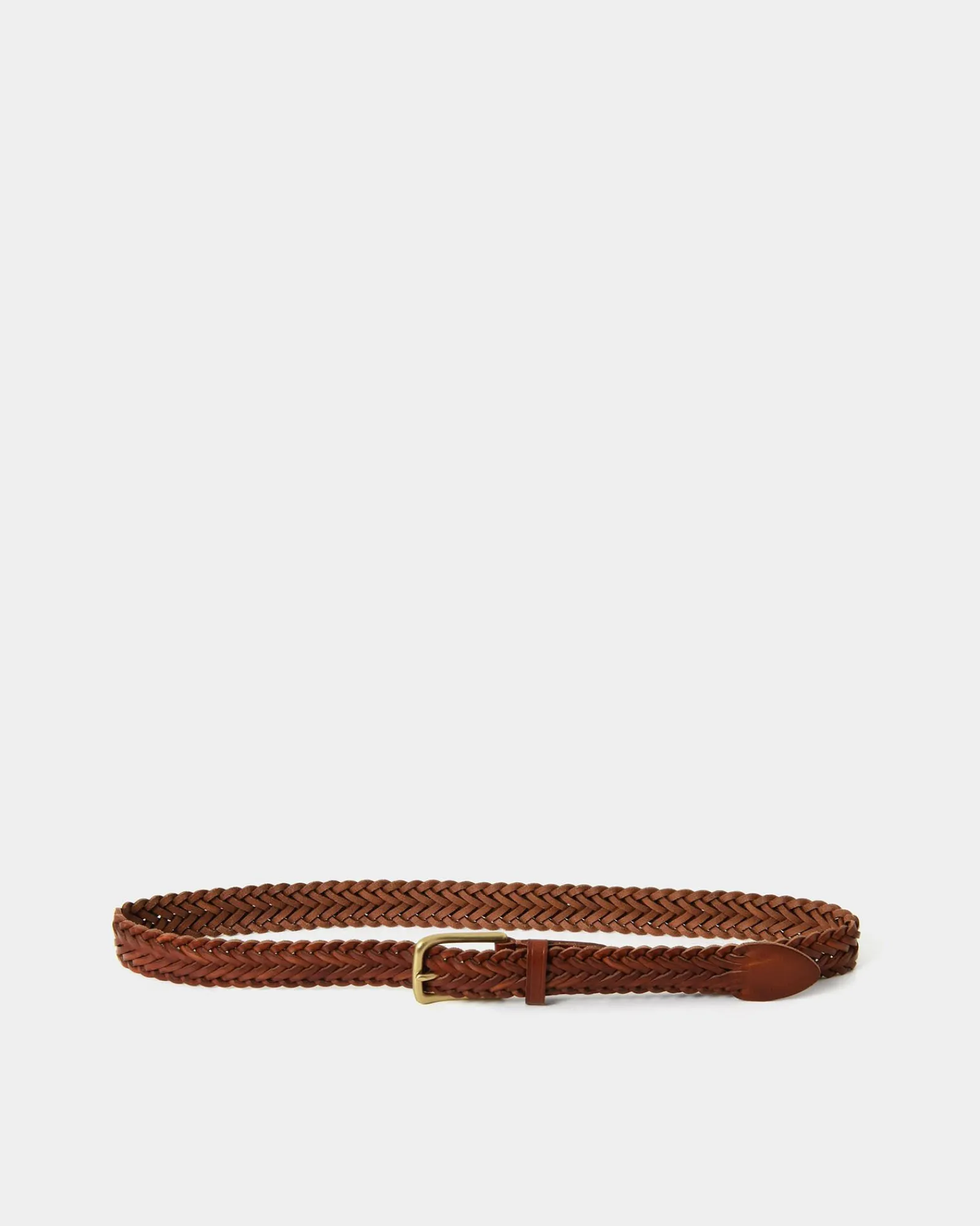 Forcast Alexandra Woven Leather Belt* Belts