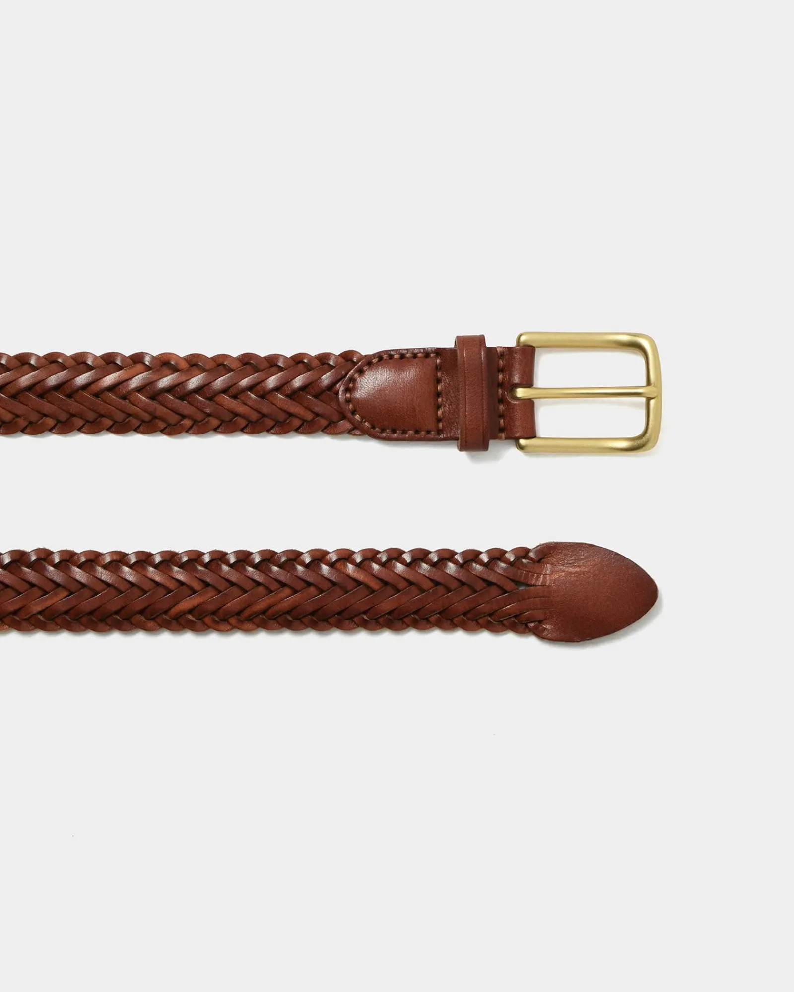 Forcast Alexandra Woven Leather Belt* Belts