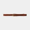 Forcast Alexandra Woven Leather Belt* Belts