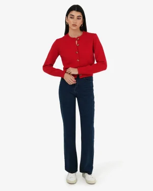 Forcast Alina Button Cardigan* T-Shirts & Tops|Long Sleeve Tops