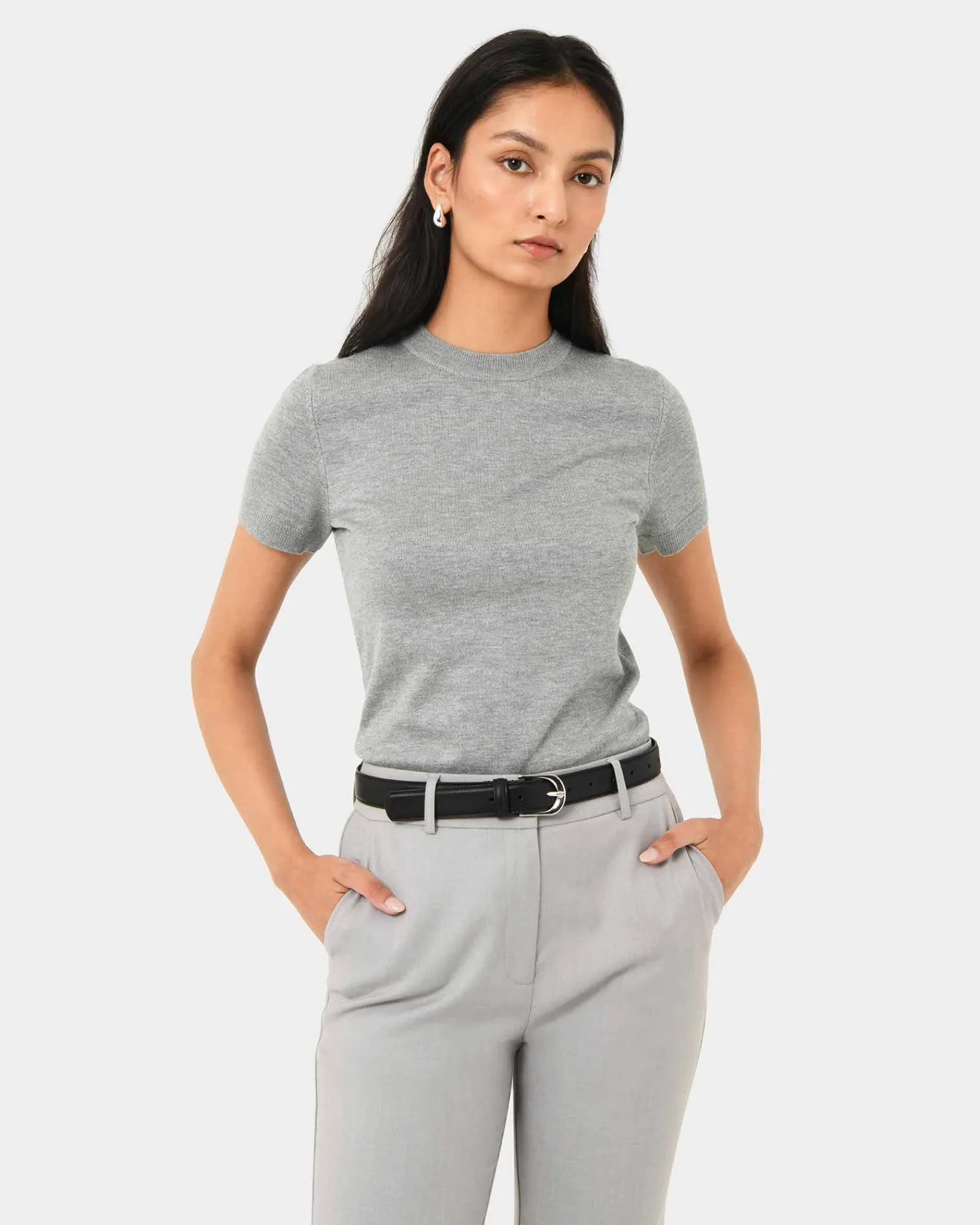 Forcast Alina Leather Belt* Belts