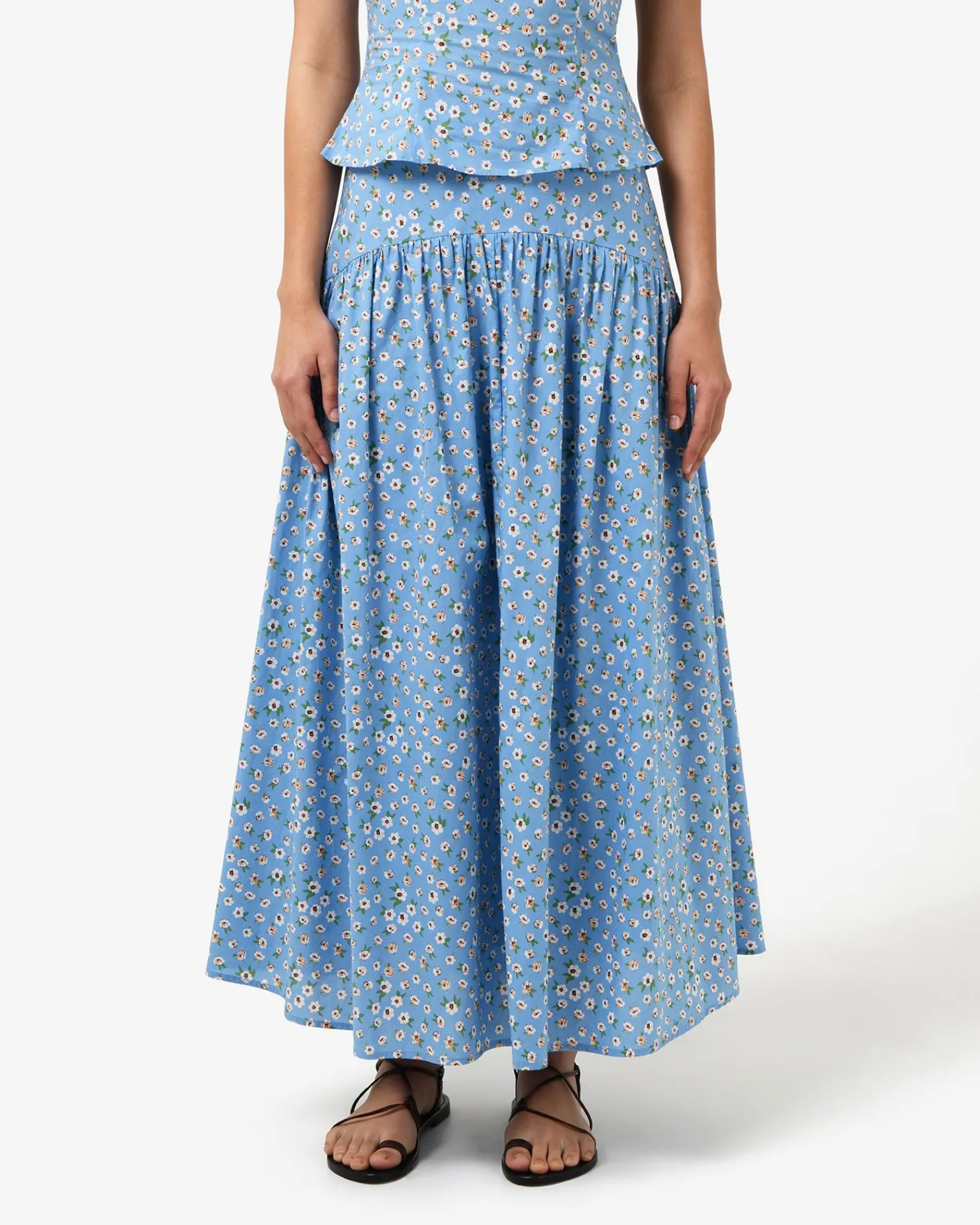 Forcast Alisa Gathered Full Skirt* Conscious|Midi & Maxi Skirts