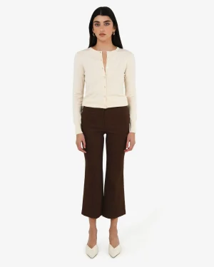 Forcast Alison Crop Flared Pants* Cropped Pants|High-Waisted Pants