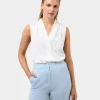 Forcast Alivia 2 V-neck Top* T-Shirts & Tops|Work Tops