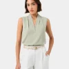 Forcast Alivia 2 V-neck Top* T-Shirts & Tops|Work Tops