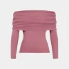 Forcast Ally Off Shoulder Knit* T-Shirts & Tops|Long Sleeve Tops