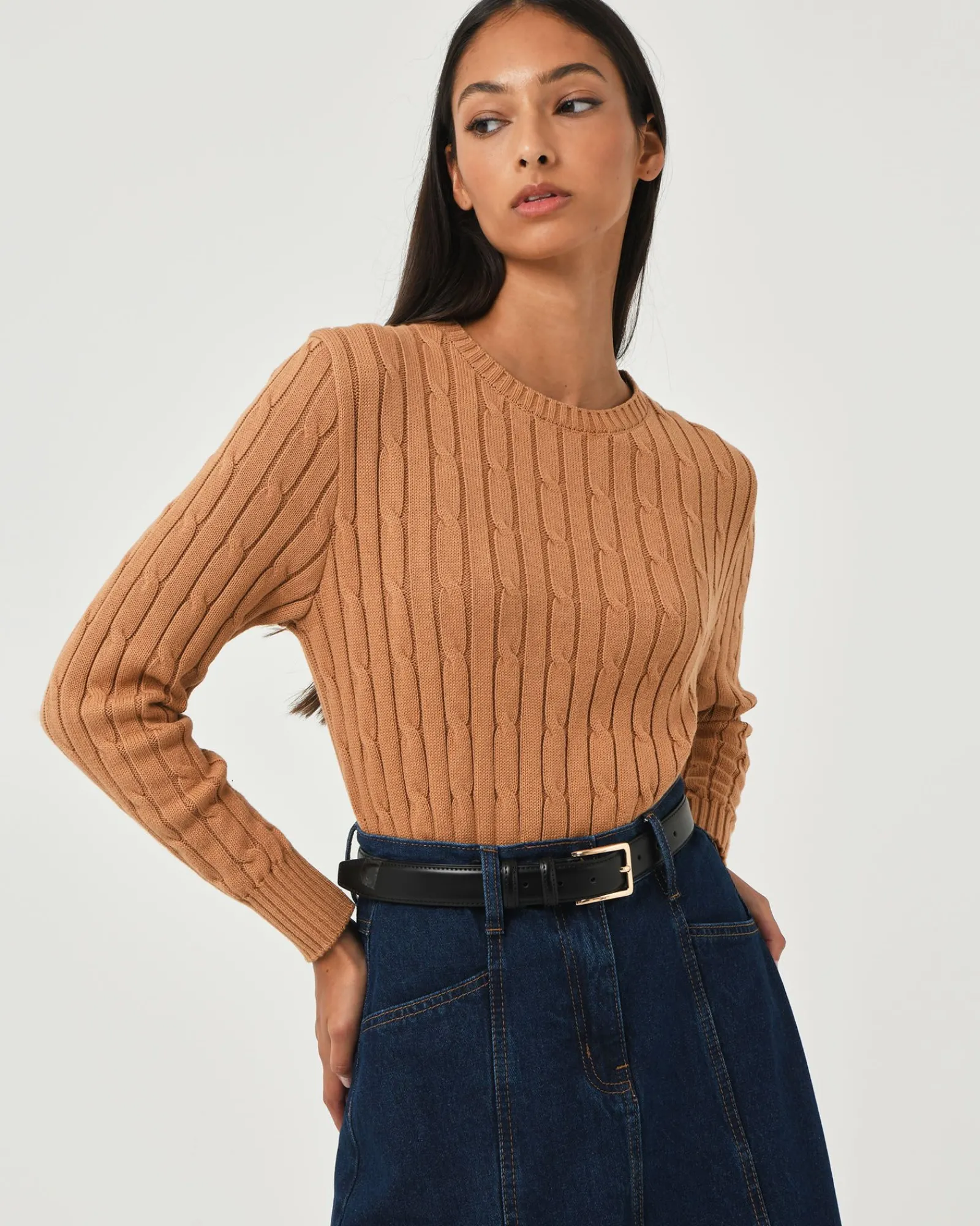 Forcast Amal Leather Belt* Belts