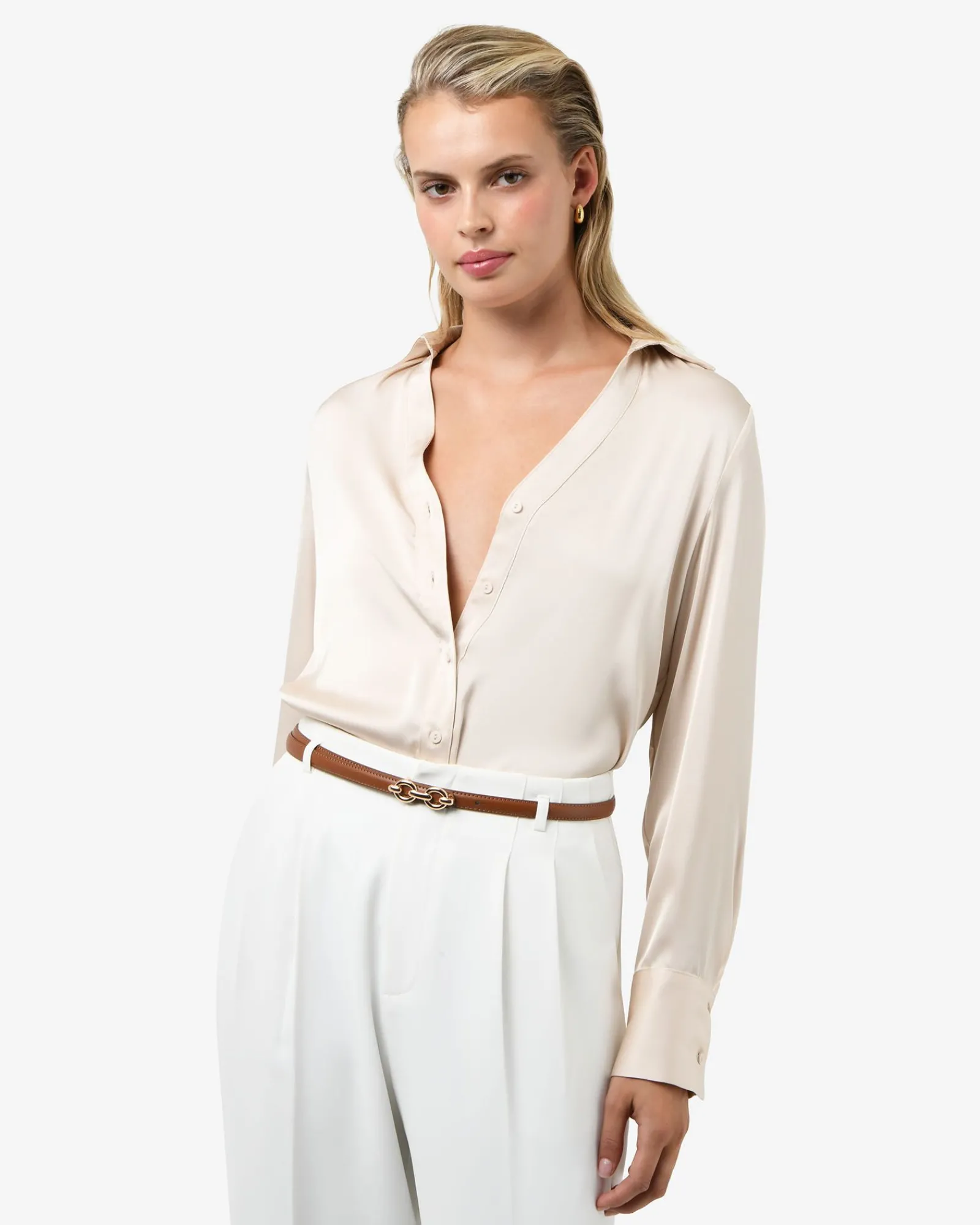 Forcast Amaris Leather Belt* Belts