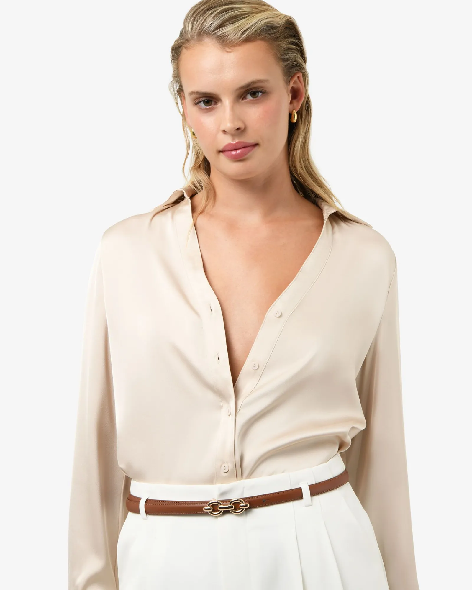 Forcast Amaris Leather Belt* Belts