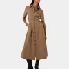 Forcast Amera Belted Utility Dress* Midi Dresses|Midi Dresses