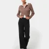 Forcast Amera Wide Leg Tailored Pants* Wide-Leg Pants|Work Pants