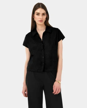 Forcast Ami Linen Collar Shirt* T-Shirts & Tops|Shirts & Blouses