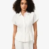 Forcast Ami Linen Pleated Tuck Shirt* T-Shirts & Tops|Shirts & Blouses