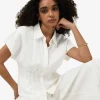 Forcast Ami Linen Pleated Tuck Shirt* T-Shirts & Tops|Shirts & Blouses