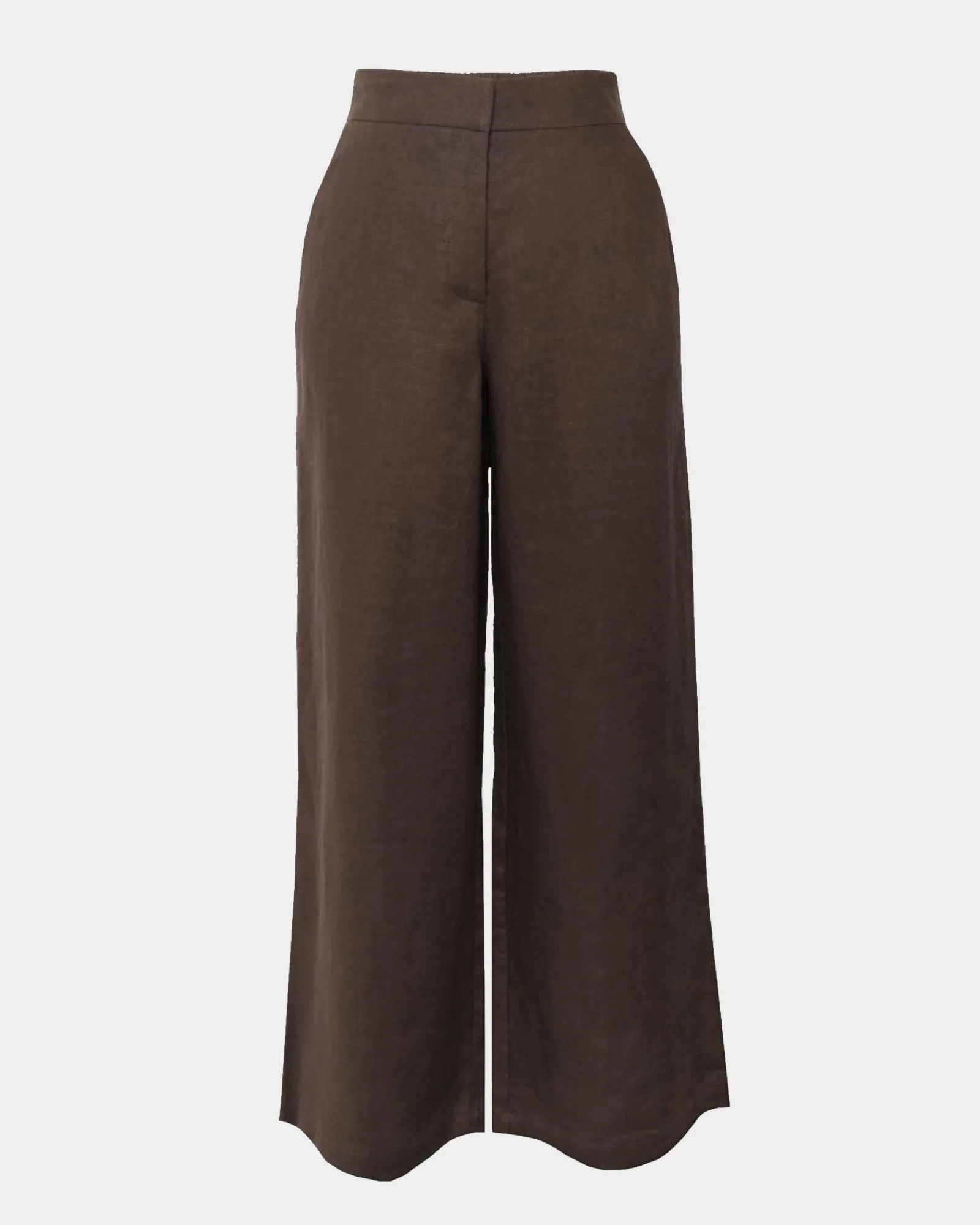Forcast Ami Wide Leg Linen Pants* Conscious|High-Waisted Pants