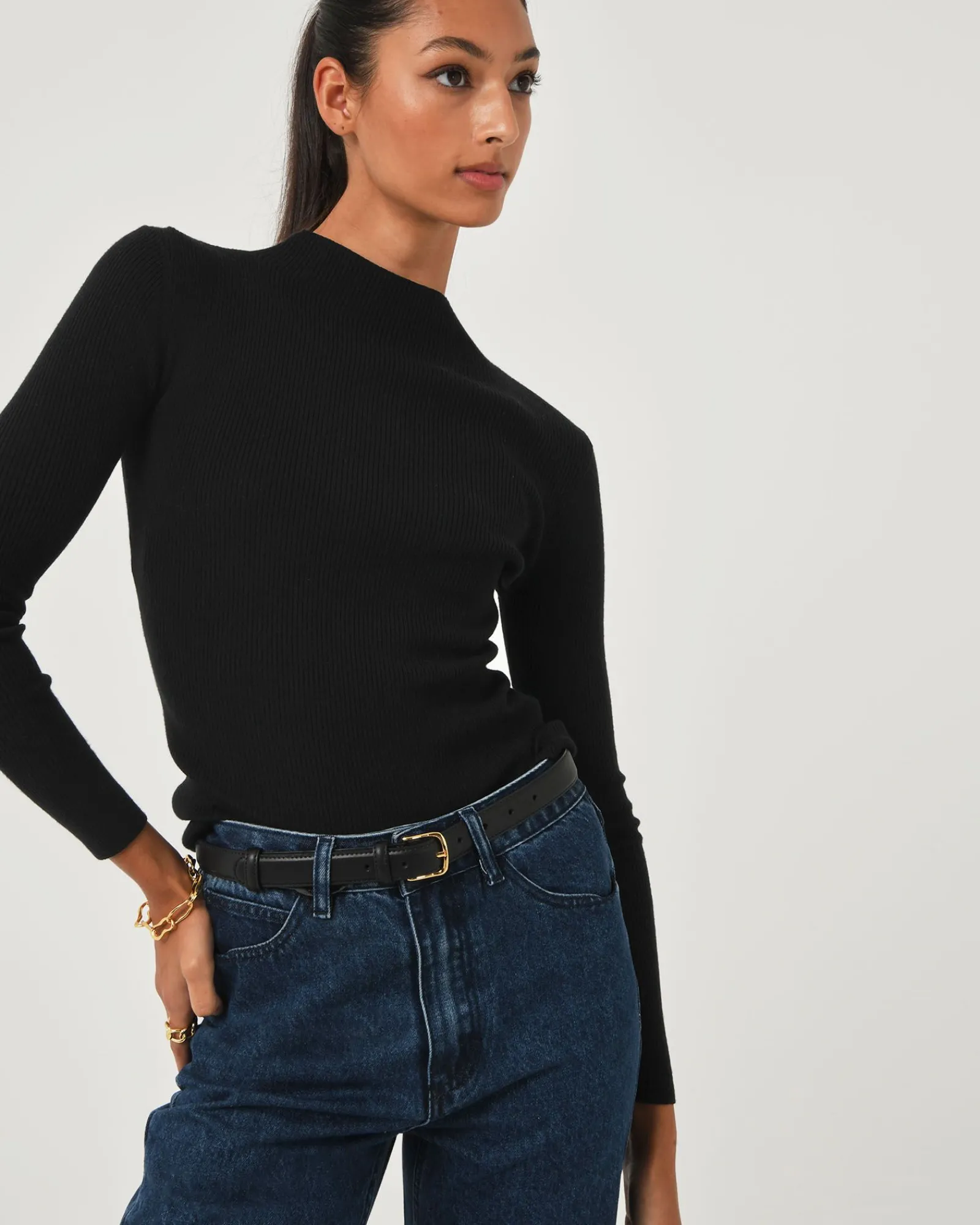 Forcast Amie Leather Belt* Belts