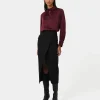 Forcast Anna Pleated Satin Blouse* Long Sleeve Tops|Shirts & Blouses