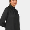 Forcast Anna Pleated Satin Blouse* Long Sleeve Tops|Shirts & Blouses