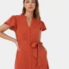 Forcast Anne Linen Midi Dress* Midi Dresses|Midi Dresses
