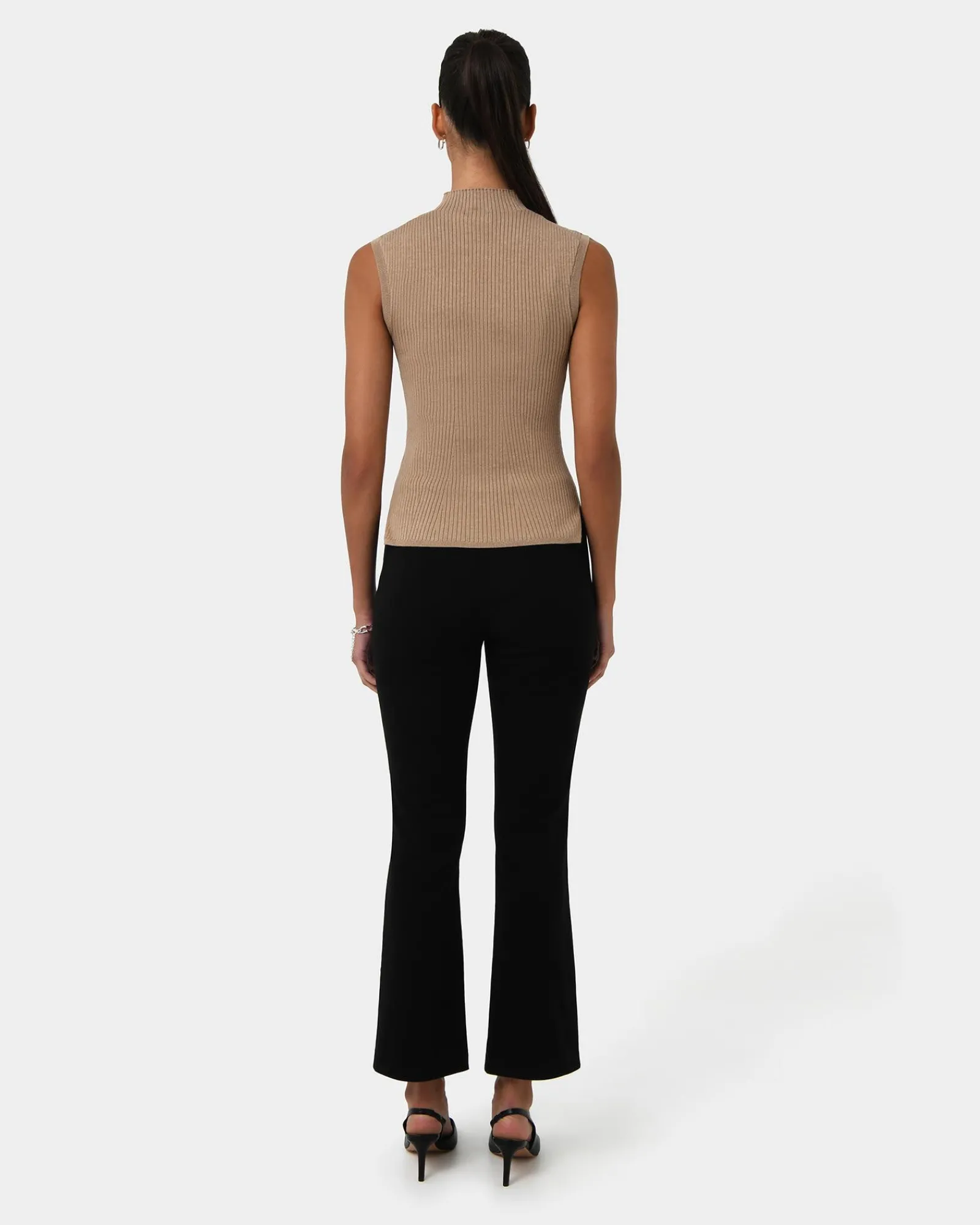 Forcast Astrid Flared Jeans* High-Waisted Pants|Work Pants