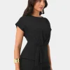 Forcast Athena Draped Top* T-Shirts & Tops|Work Tops