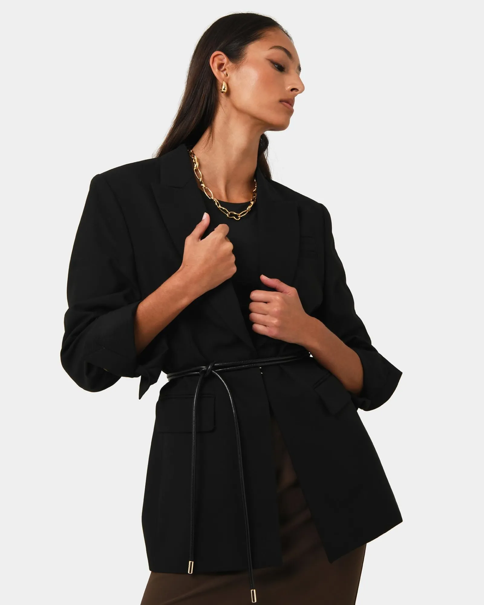 Forcast August Leather Rope Belt* Belts