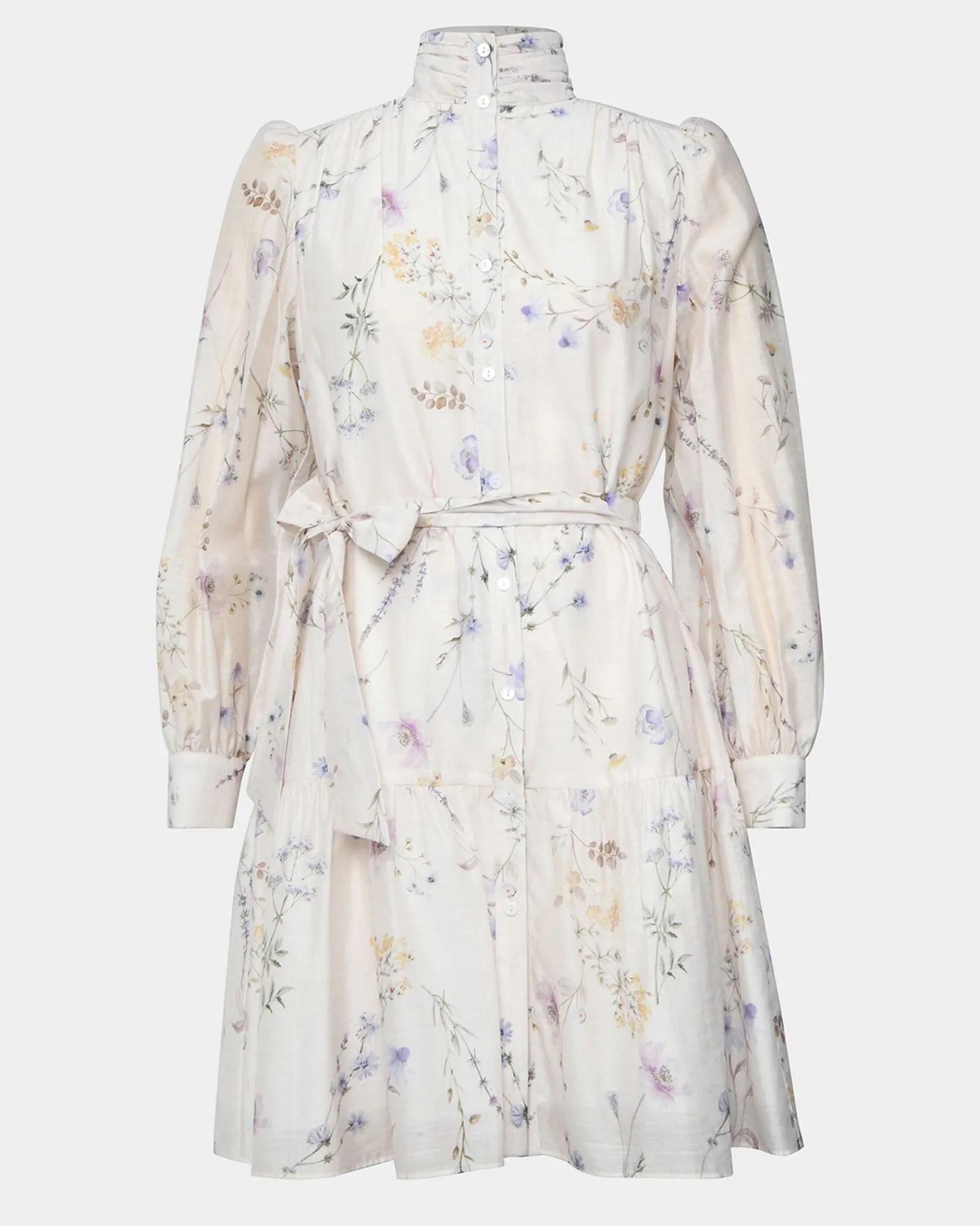 Forcast Aurae Floral Tiered Dress* Mini Dresses|Mini Dresses