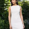 Forcast Ava Square Neck Panel Dress* Mini Dresses|Mini Dresses