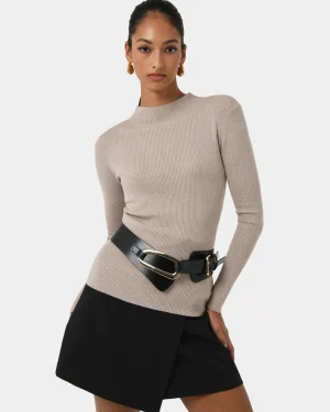 Forcast Avelyn Mock Neck Knit* Long Sleeve Tops|Work Tops