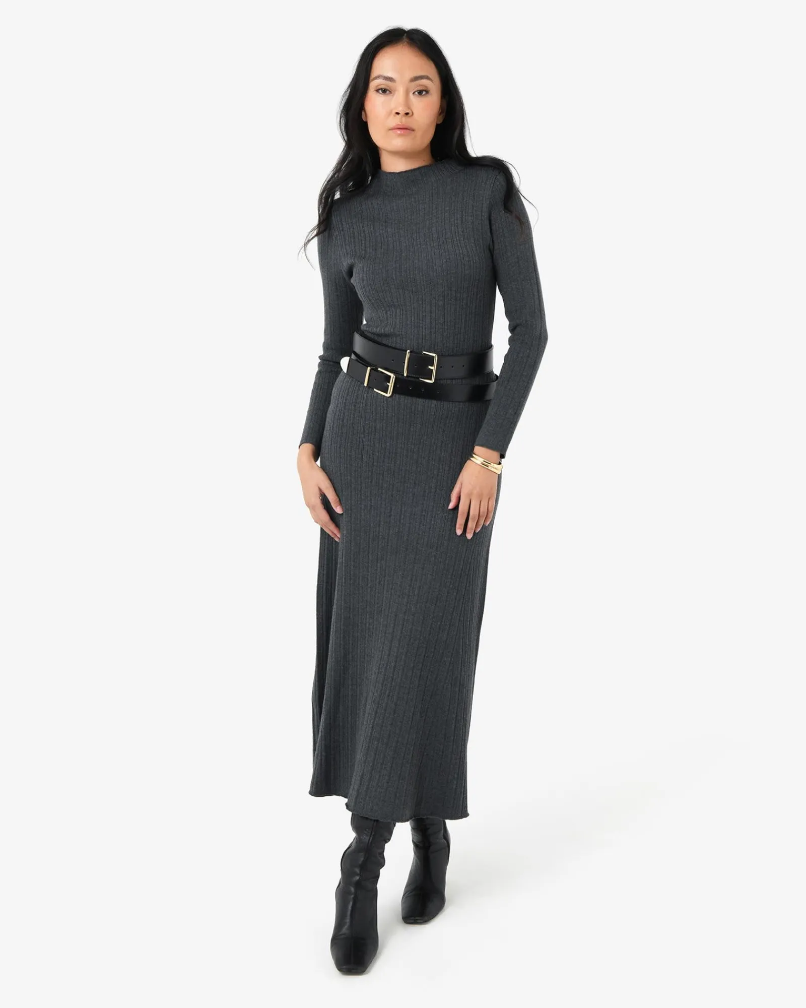 Forcast Bambi Knit Midi Dress* Midi Dresses|Midi Dresses