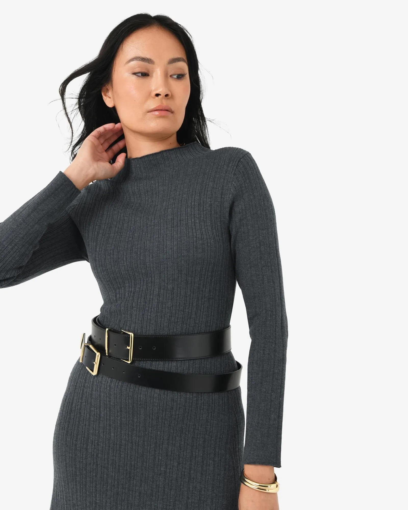 Forcast Bambi Knit Midi Dress* Midi Dresses|Midi Dresses