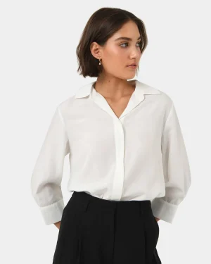 Forcast Bella 3/4 Sleeve Shirt* T-Shirts & Tops|Long Sleeve Tops