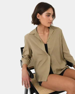 Forcast Bella 3/4 Sleeve Shirt* T-Shirts & Tops|Long Sleeve Tops